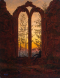 Caspar David Friedrich, Le Rêveur, 1835-1840, huile sur toile, 27x21cm
