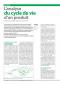 L'analyse du cycle de vie d'un produit - Revue technologie N°157
