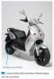 La position du moteur électrique sur le scooter