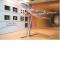Maquette A380 dans la chambre d'essai