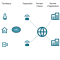 Schéma de l’architecture d’un réseau LoRaWAN