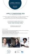 Prix Jeunes Talents France L'Oréal-UNESCO Pour les Femmes et la Science - Appel à candidature 2026
