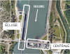 La centrale hydroélectrique et l’écluse d’Avignon