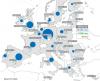 Installations éoliennes (terrestres et offshore) dans l’UE-28 à la fin 2019, source Observ’ER 2020 