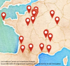 Implantation des instituts Carnot sur le territoire Français